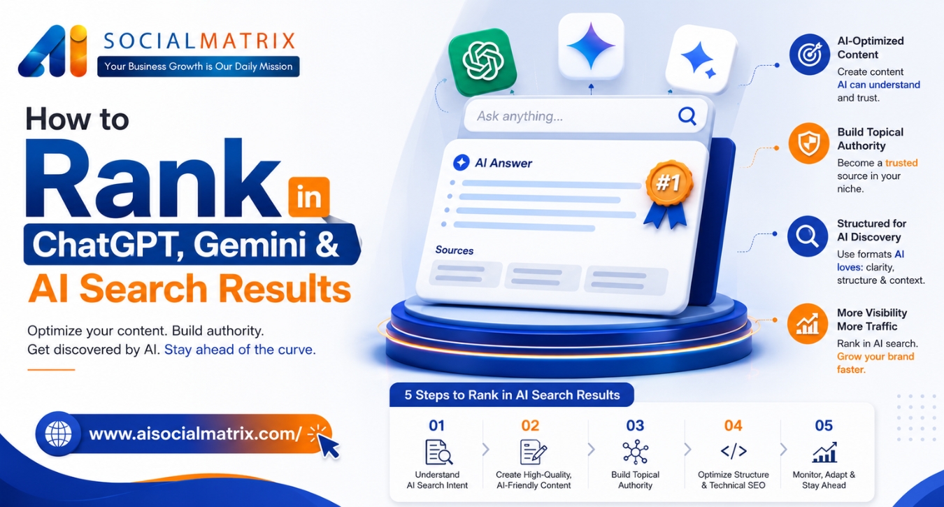 How to Rank in ChatGPT, Gemini & AI Search Results