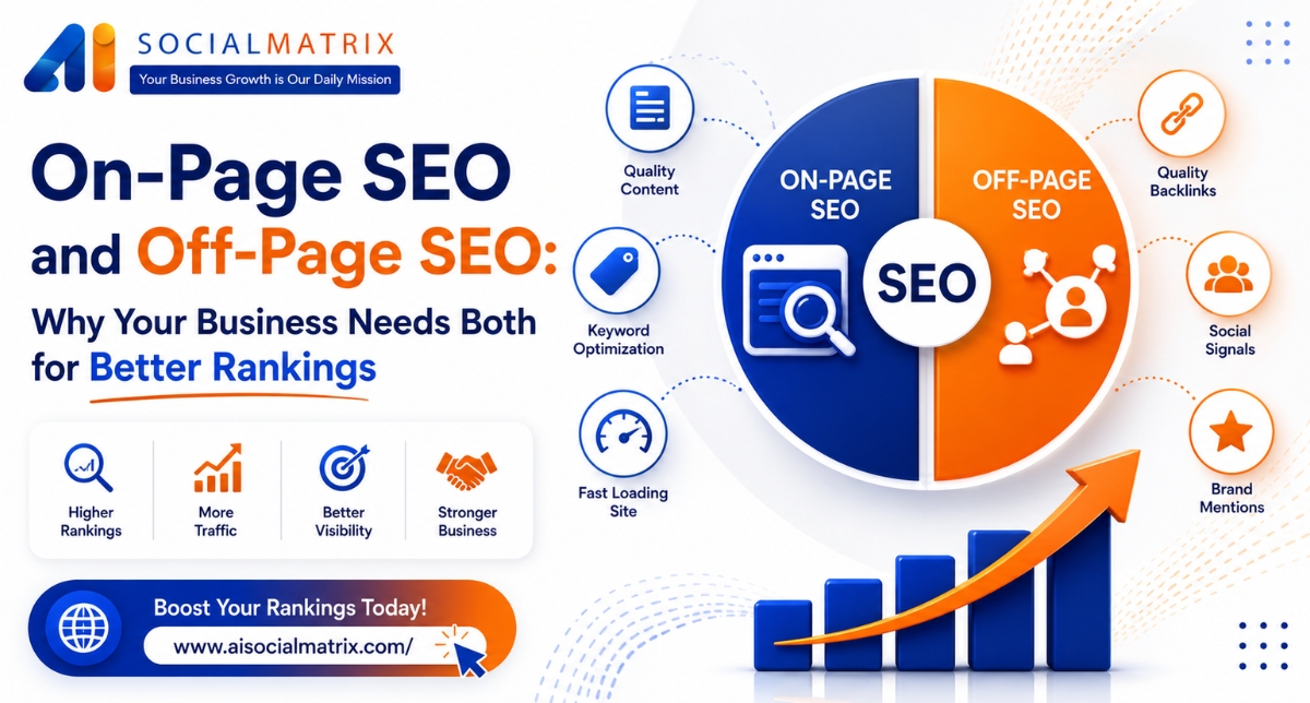 On-Page SEO and Off-Page SEO: Why Your Business Needs Both for Better Rankings