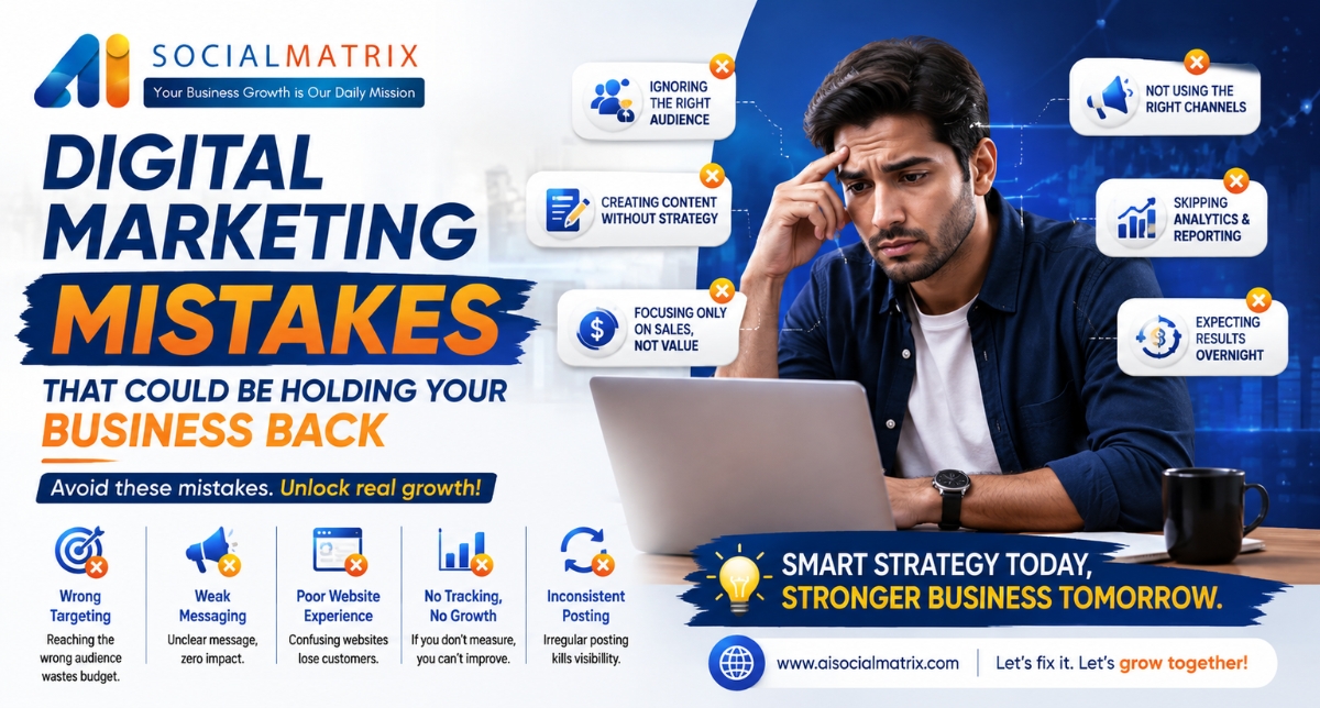 Digital Marketing Mistakes That Could Be Holding Your Business Back
